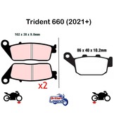 Pastillas Ferodo para Triumph Trident 660