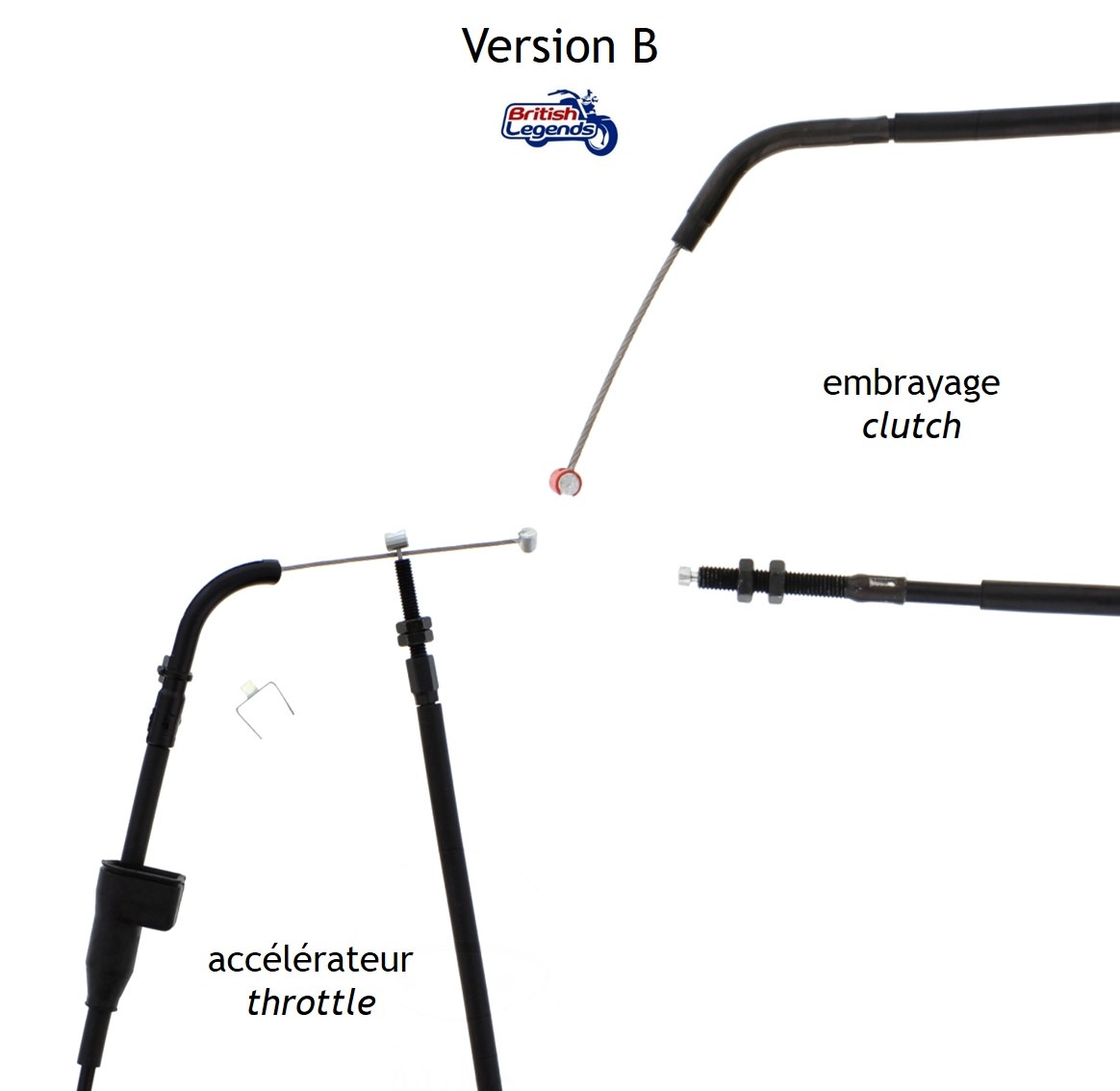 Cables de Rechange pour 4-cylindres 600/650cc