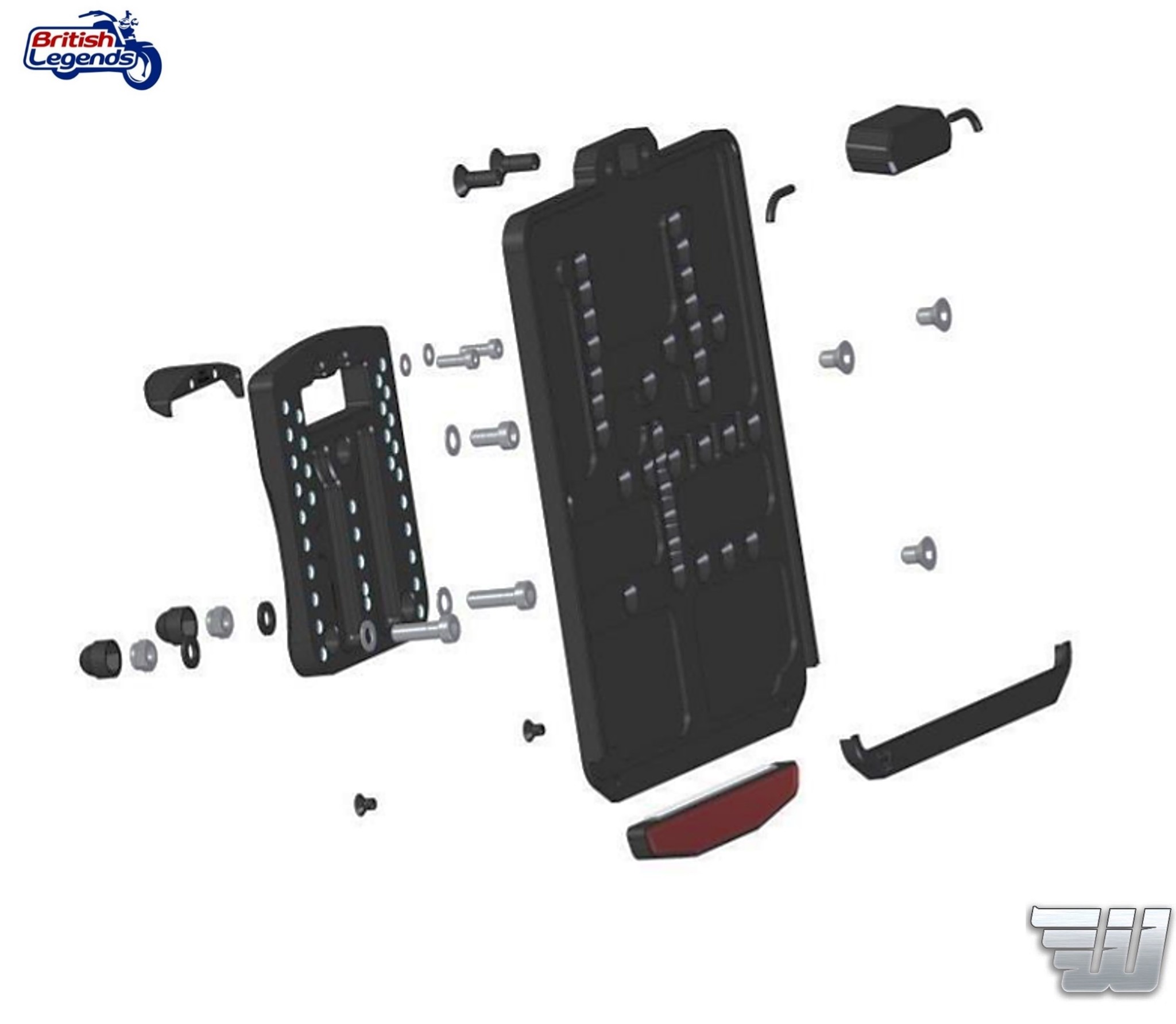 Porte-Plaque pour Triumph Rocket 3