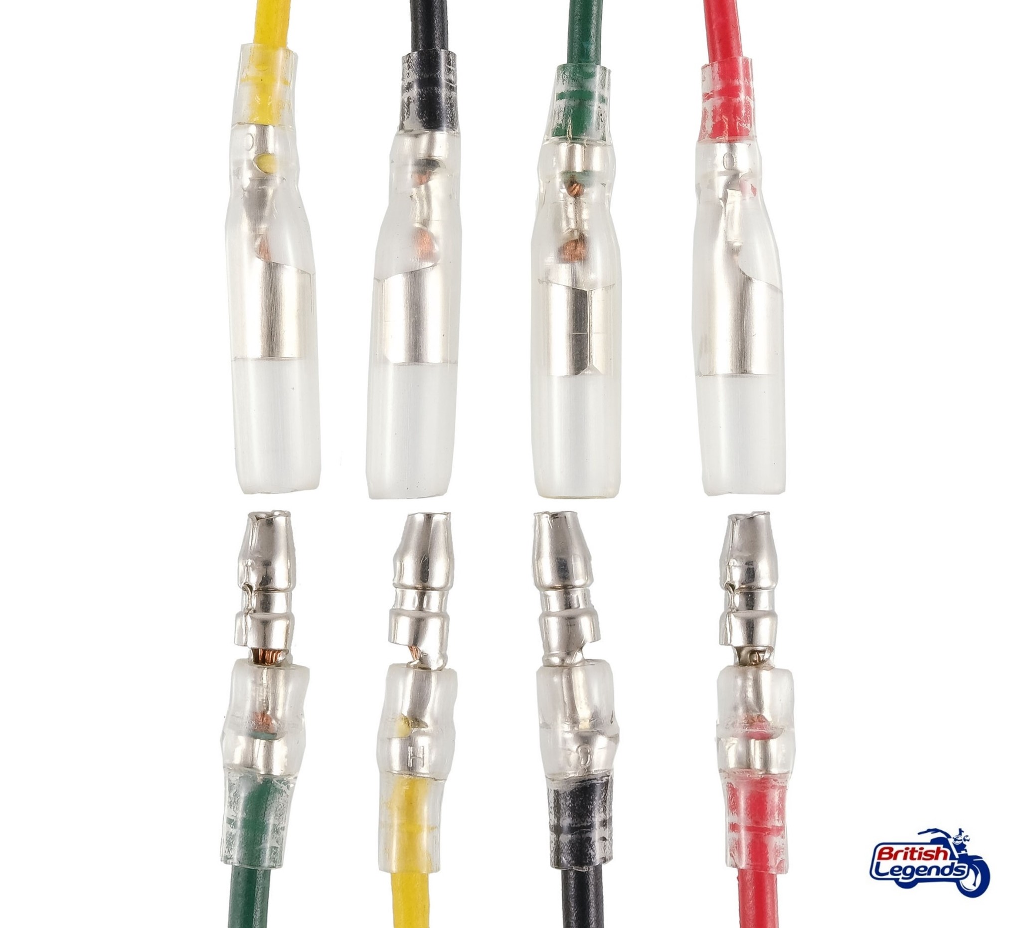 Juego de 4 Conectores de cable "Bullet" 3.9 mm
