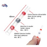 Set of 10 Heat-Shrink Wire Connectors