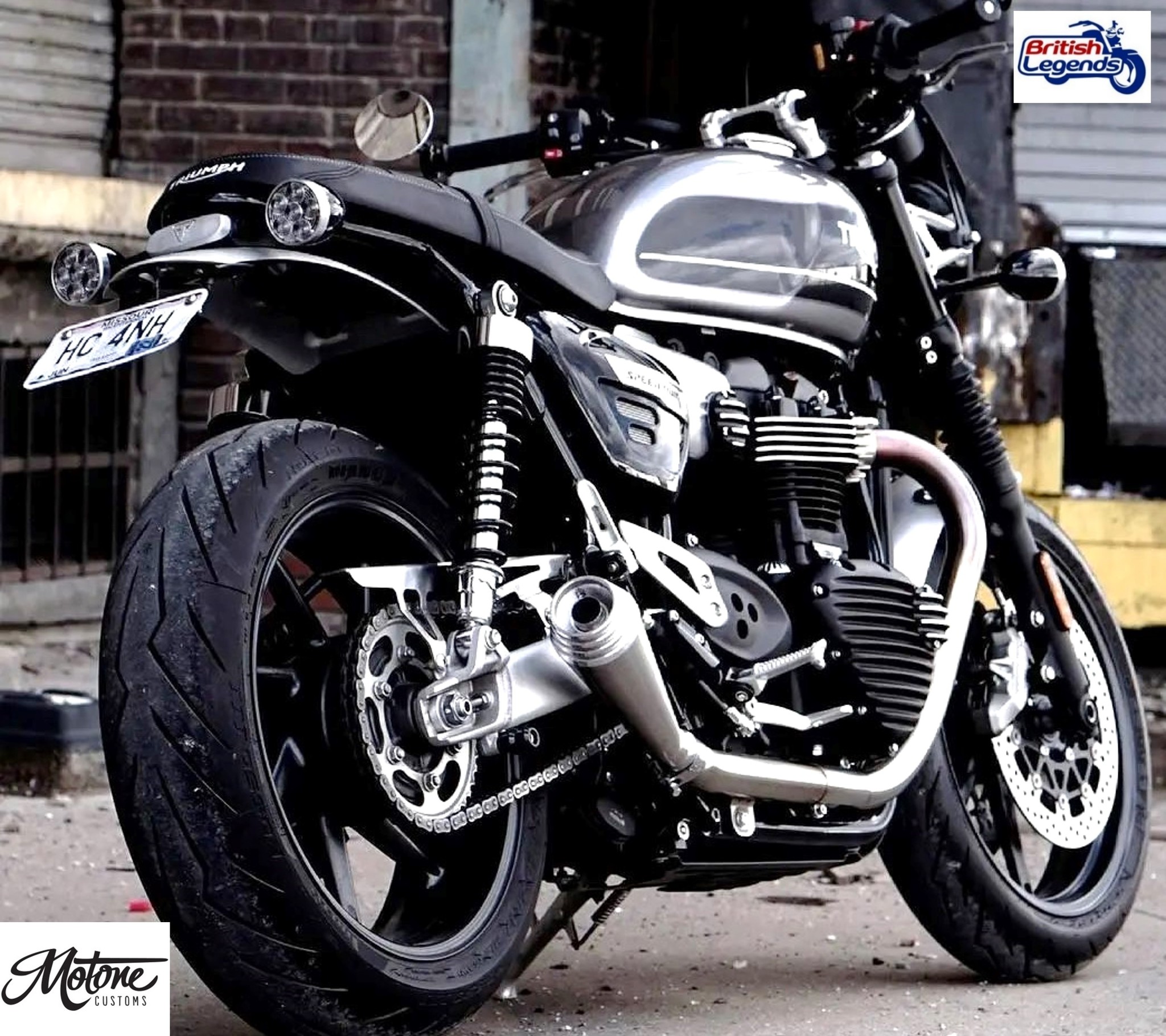 Porte-Plaque Court pour Triumph Speed Twin