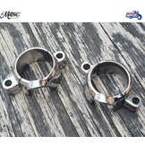 Abrazaderas de escape de acero inoxidable Triumph Twins