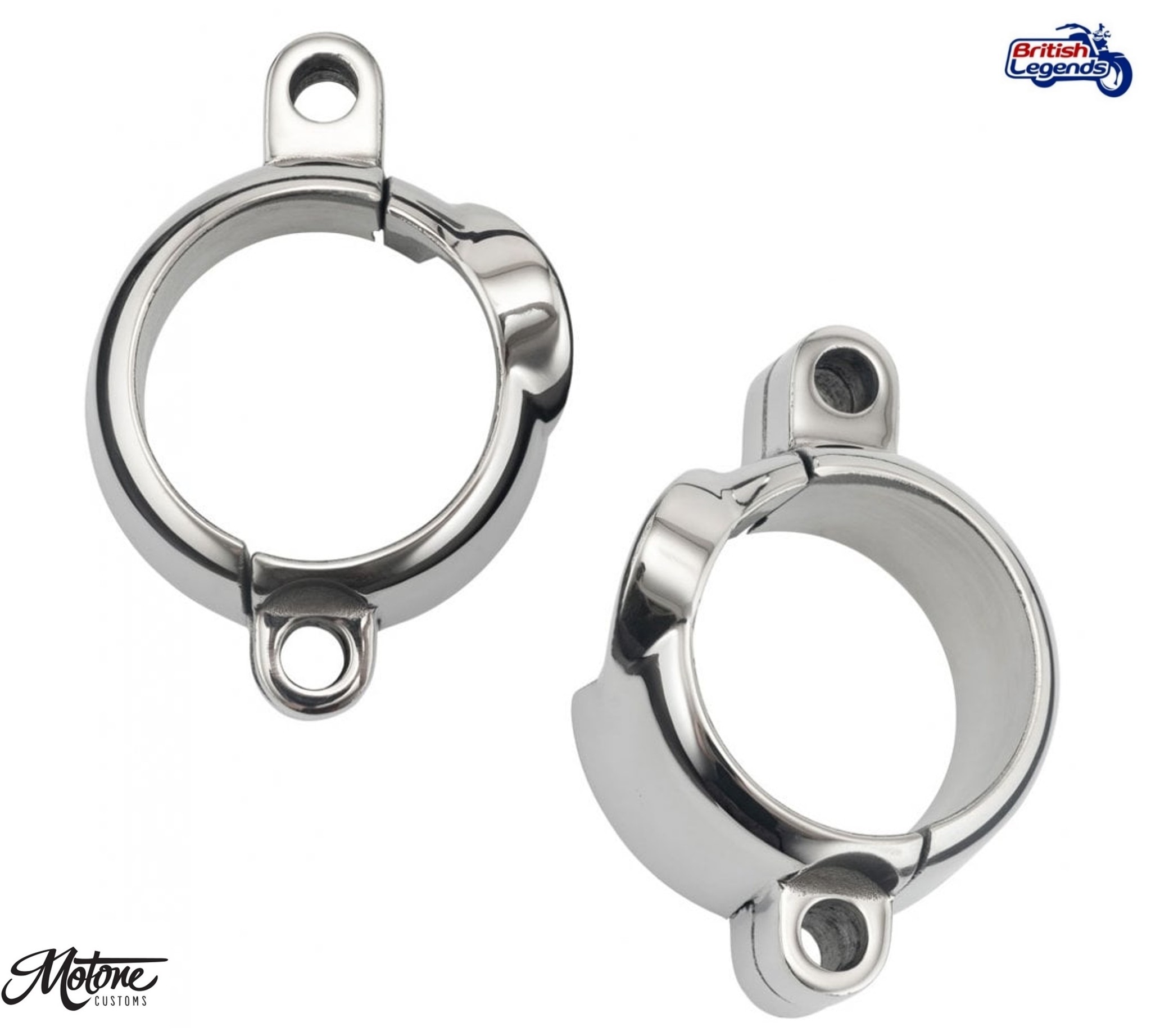 Colliers de Sortie de Culasse Inox pour Triumph Twins