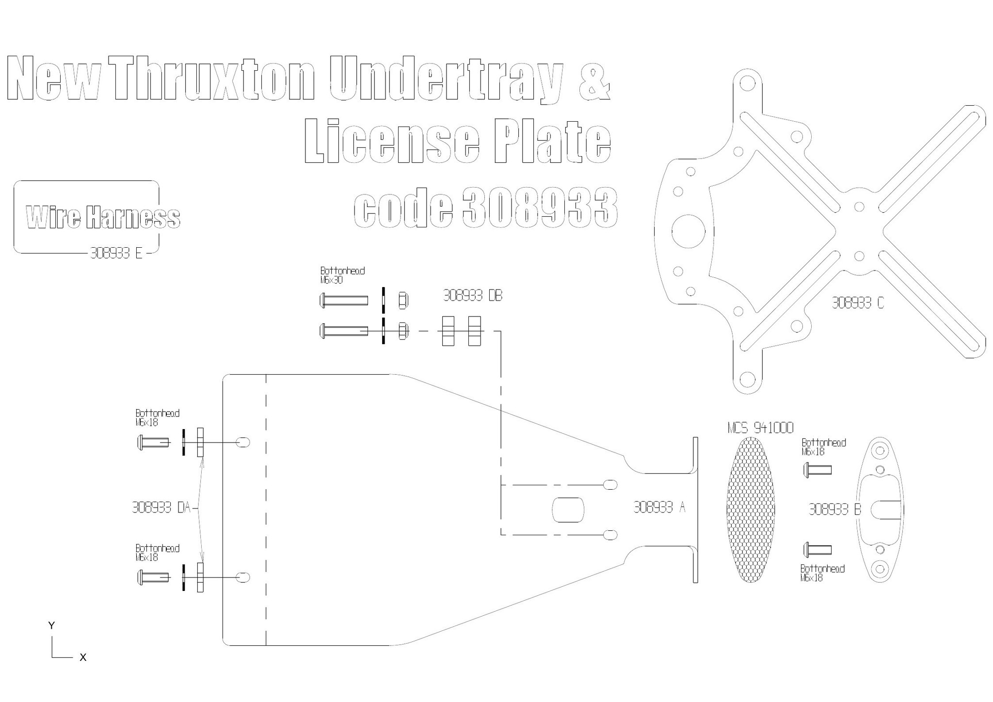 Kit "Trasero Corto" para Triumph Twins 2016+ (feu LED)