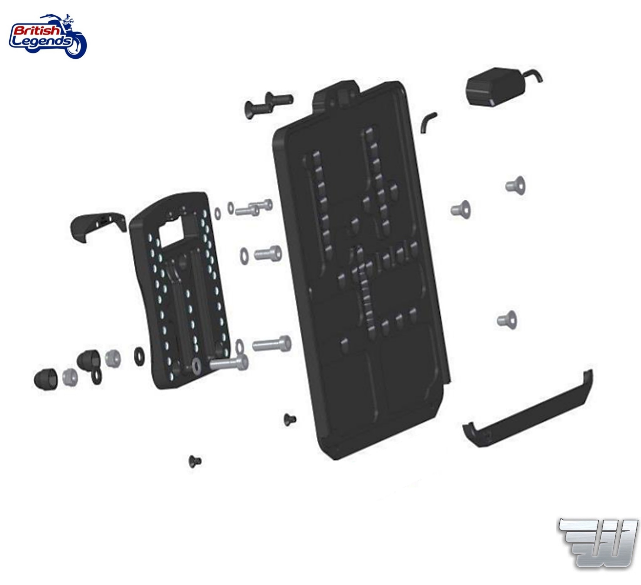 Side-Mount License Bracket for Triumph Rocket 3