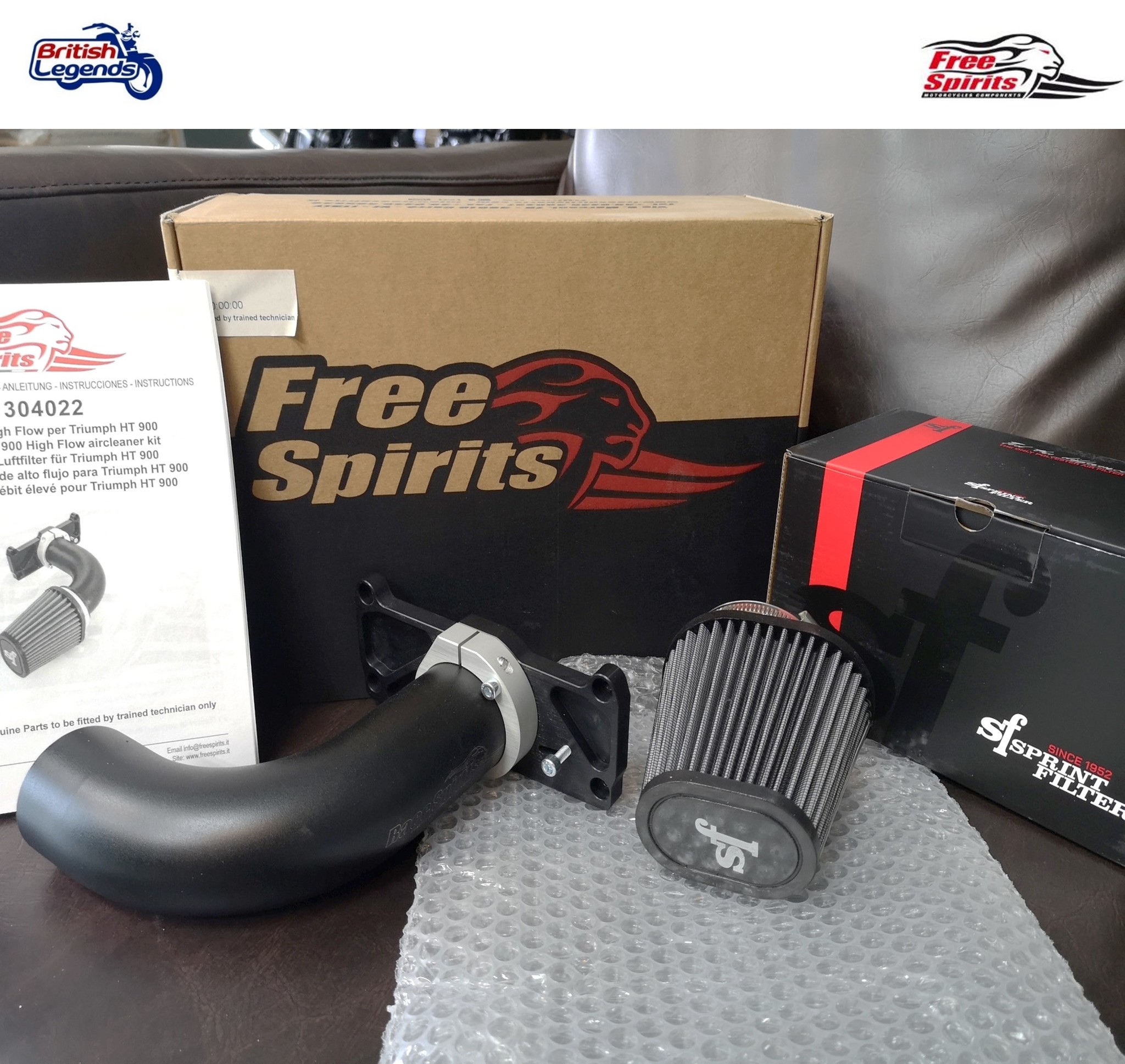 Kit Filtre "Haute-Performance" pour Twins 900cc