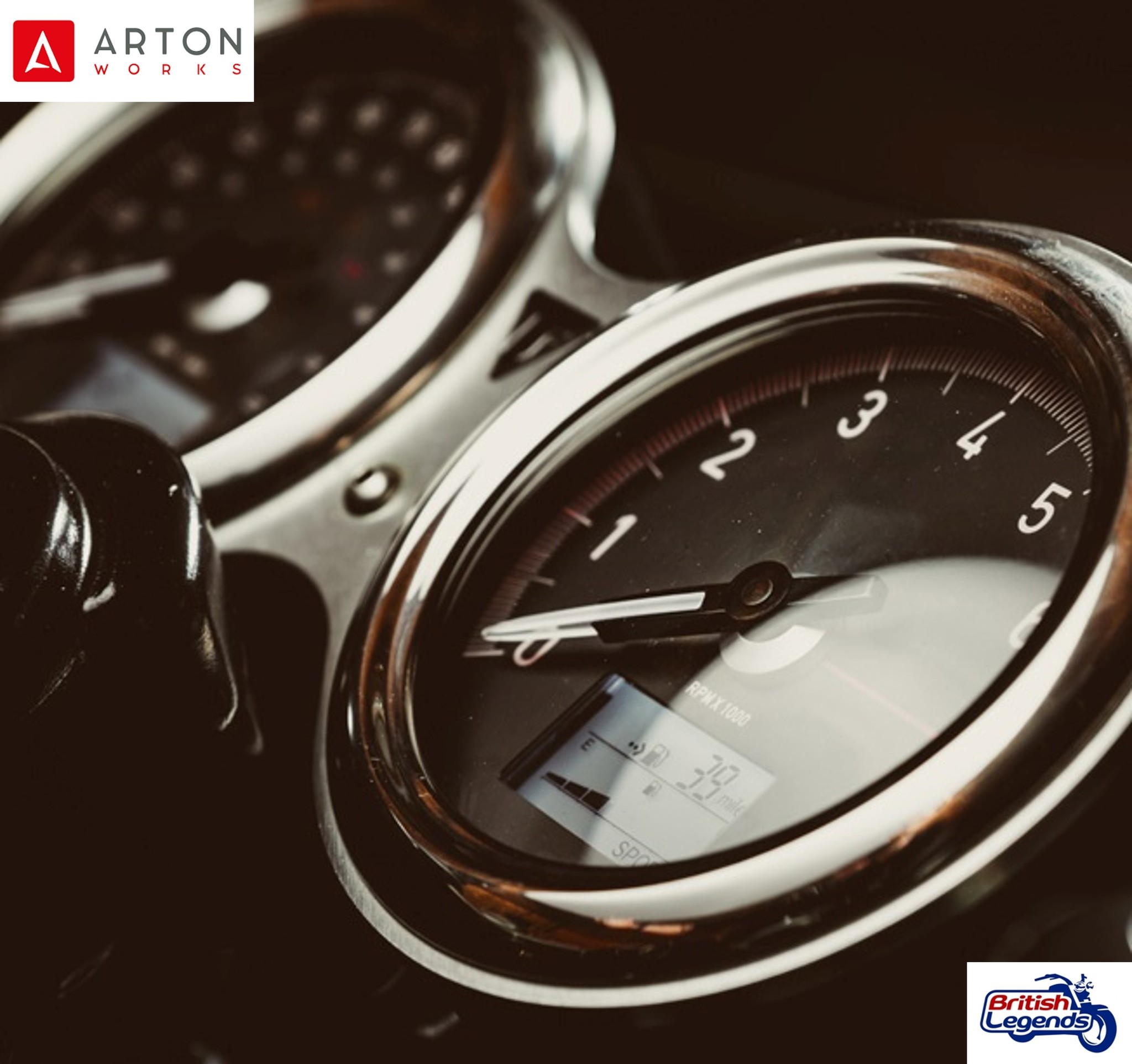 Dials de Metro Vintage para Triumph Twins