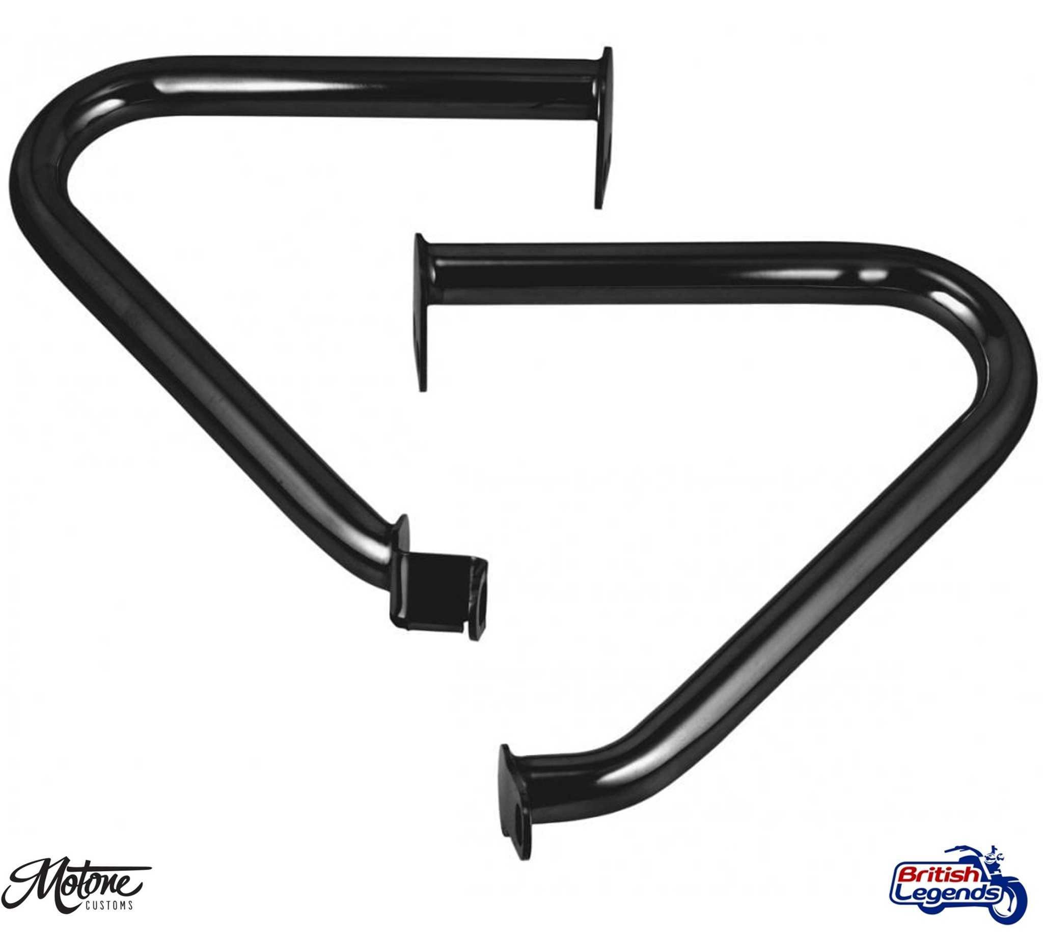 Stainless Steel Engine Guards for Triumph Twins