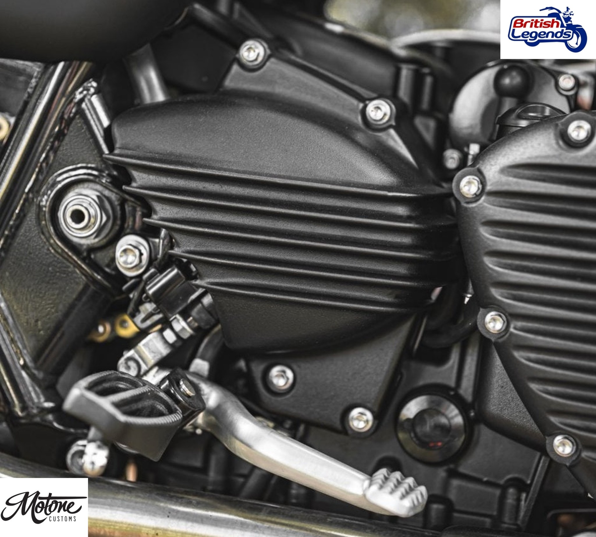 Protector de Piñón Streamliner para Triumph Twins