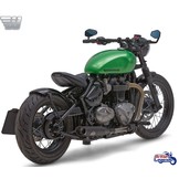 Black Aluminium Fork Caps for Triumph Twins