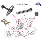 Piezas de reconstrucción de pinzas para motos Triumph