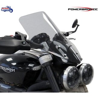 thumbnail image 2 of Powerbronze Matt Black Handguards / Wind Deflectors For Triumph Rocket 3R (2020-2024) 2 of 6