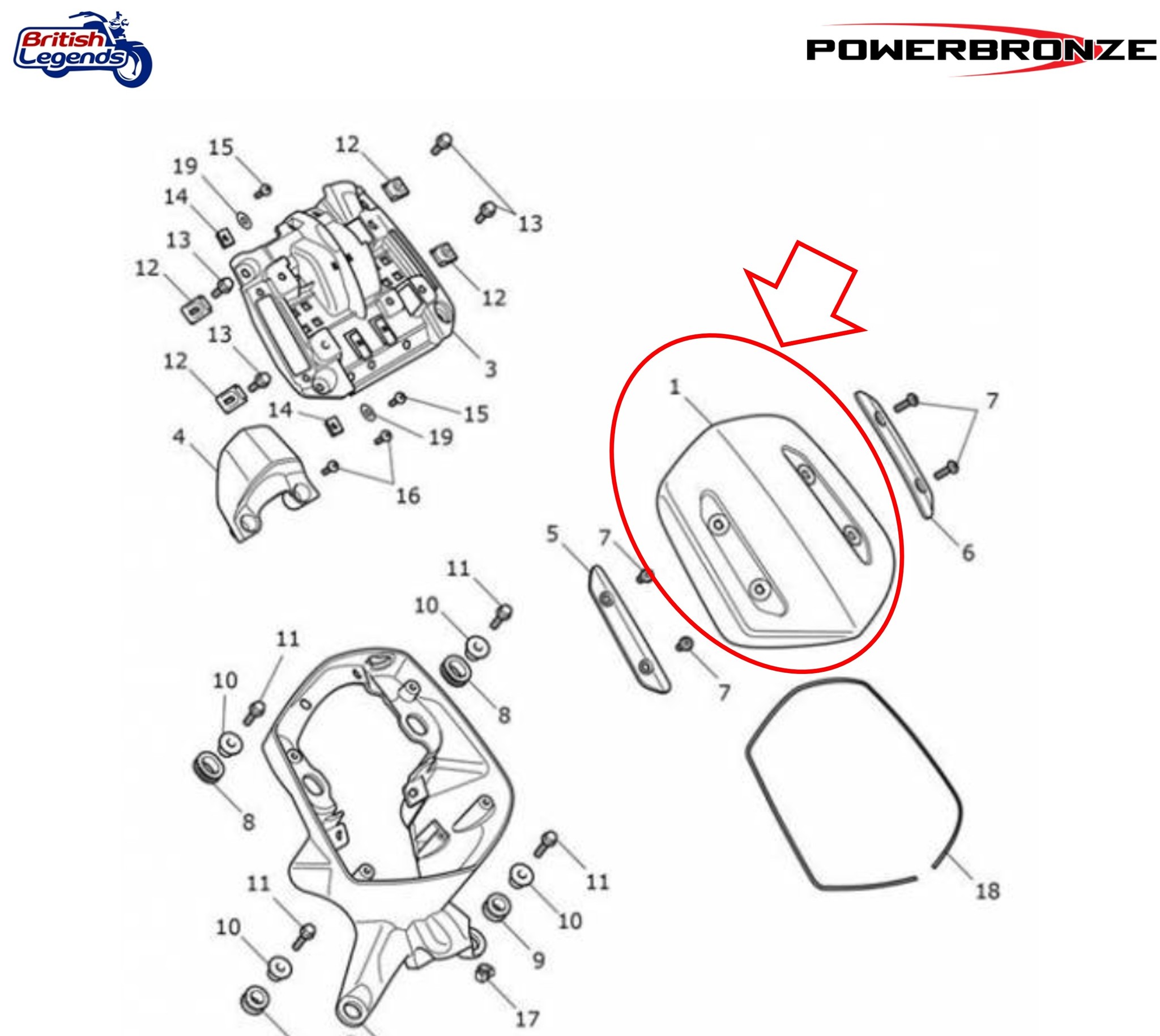 Pare-Brise pour Triumph Rocket 3