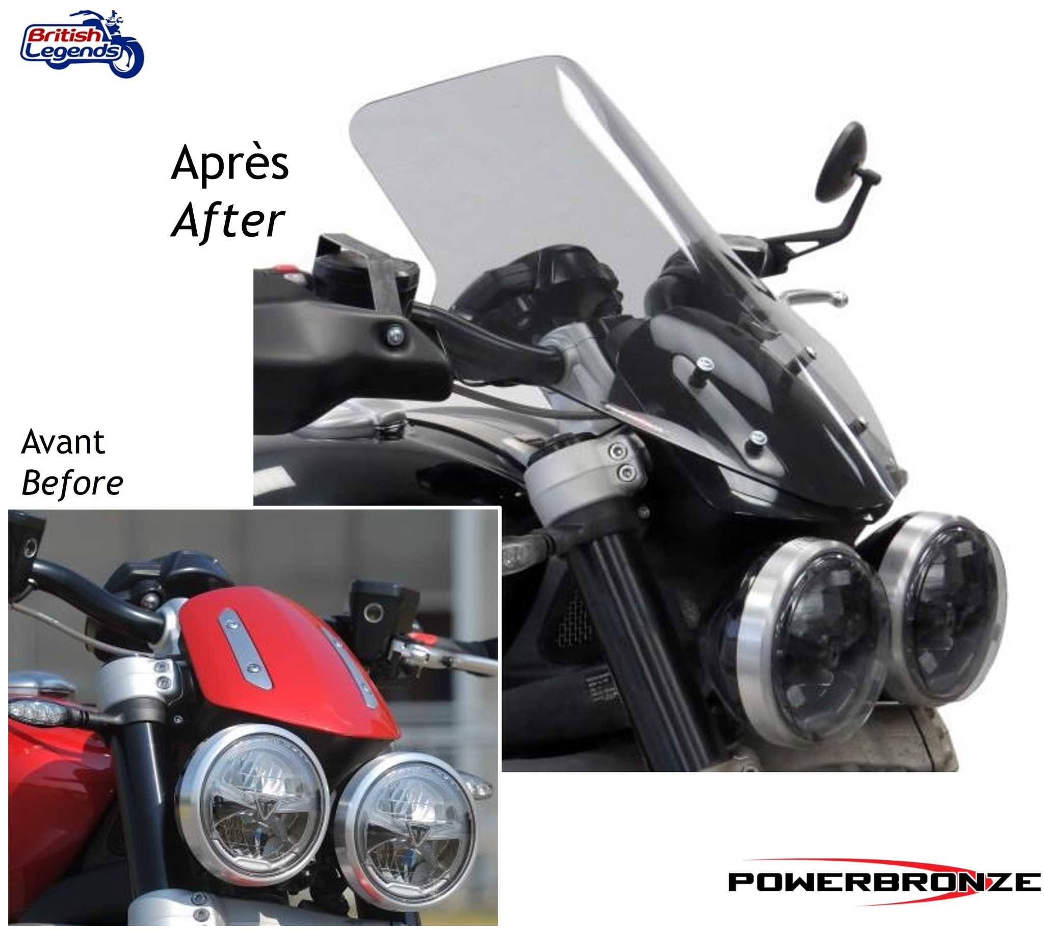Pare-Brise pour Triumph Rocket 3