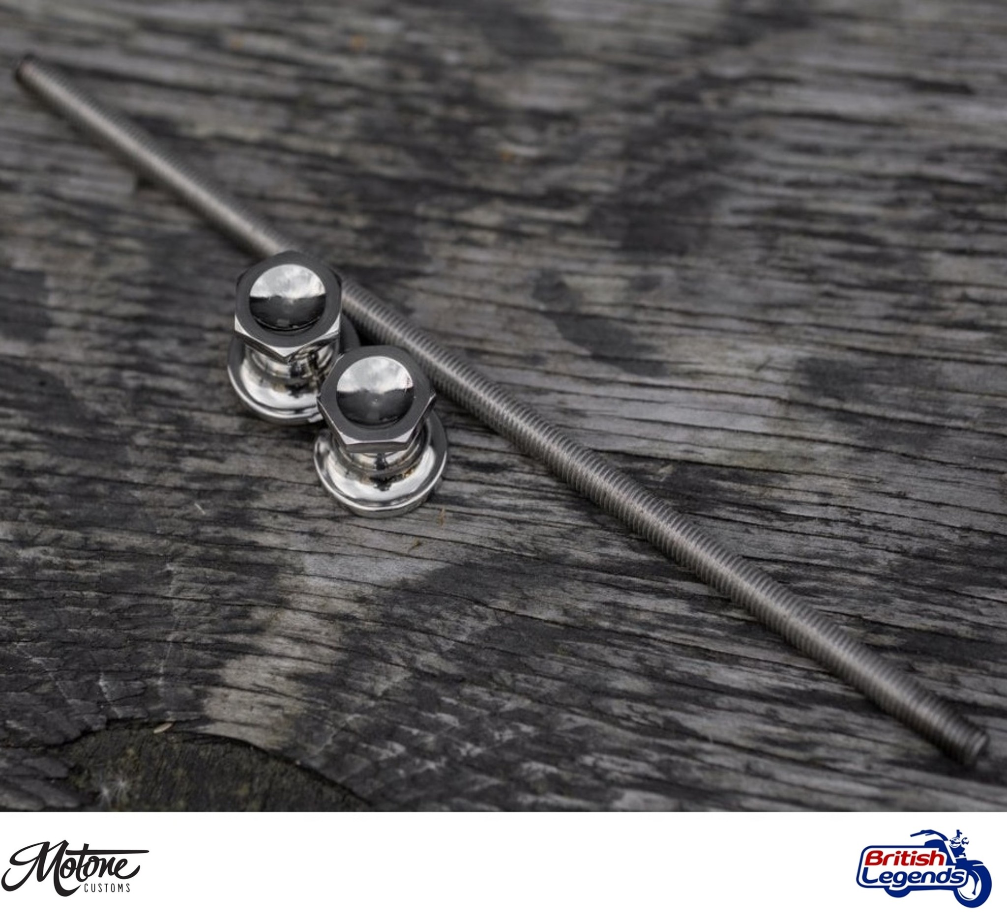 Eje de Rueda Trasera de Inox y Bobinas de Soporte