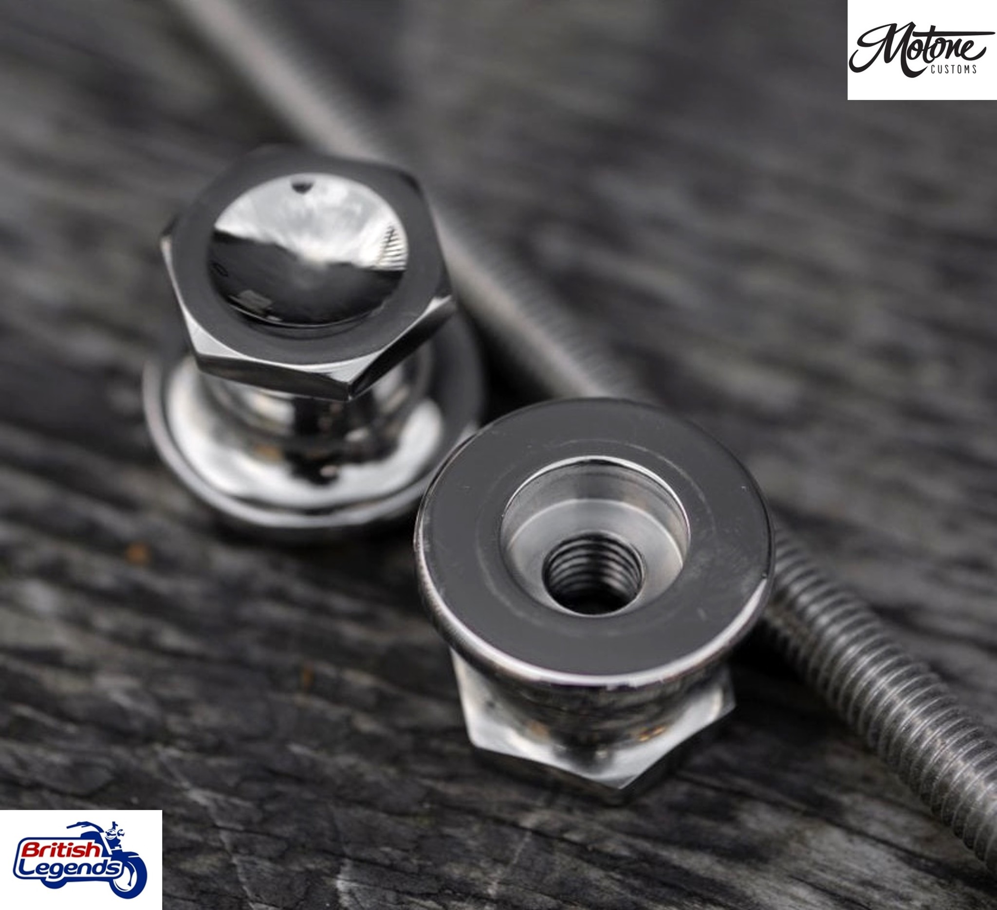 Eje de Rueda Trasera de Inox y Bobinas de Soporte