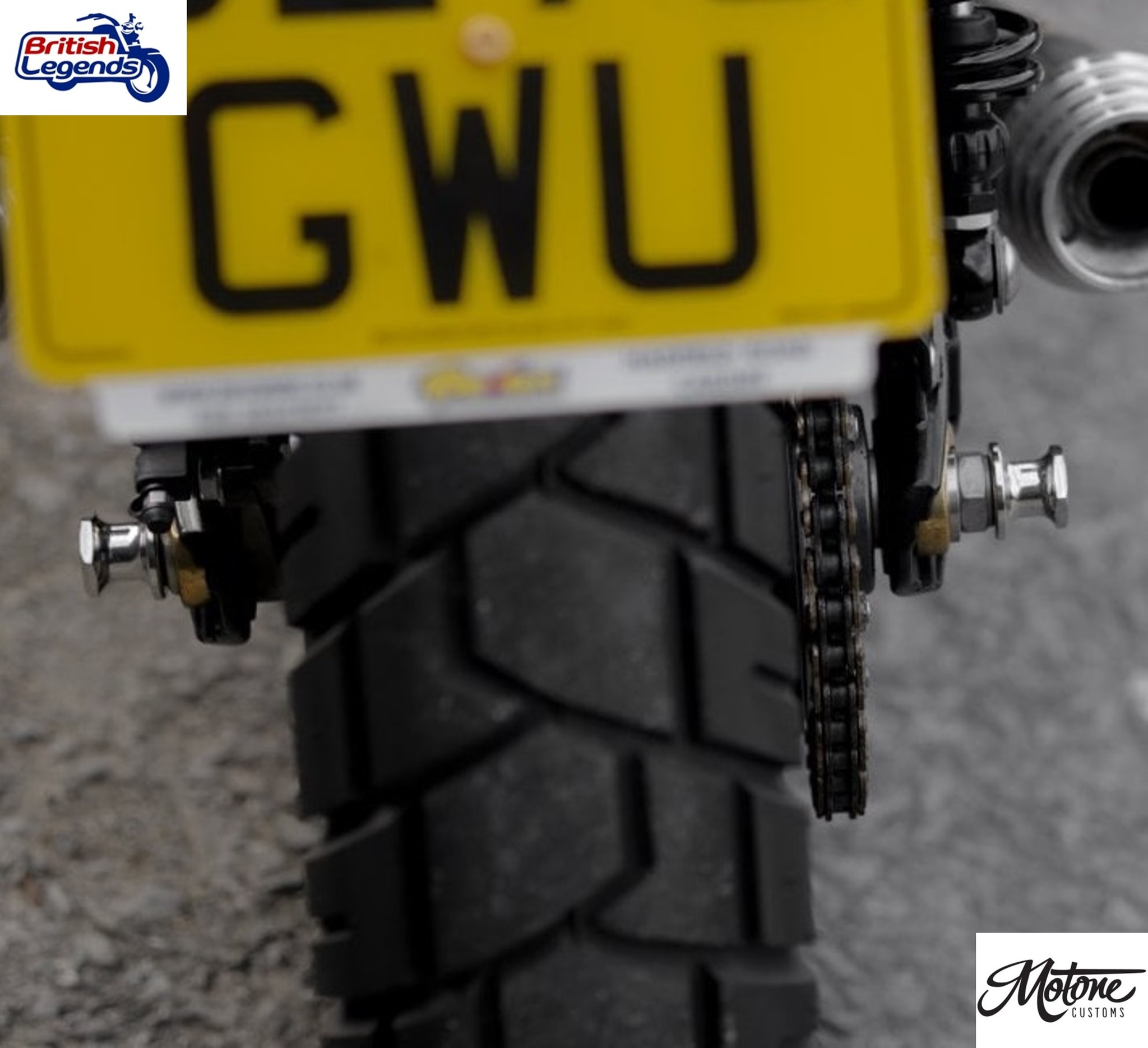 Eje de Rueda Trasera de Inox y Bobinas de Soporte