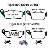 Sintered Brake Pads for Triumph Tiger