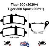 Sintered Brake Pads for Triumph Tiger