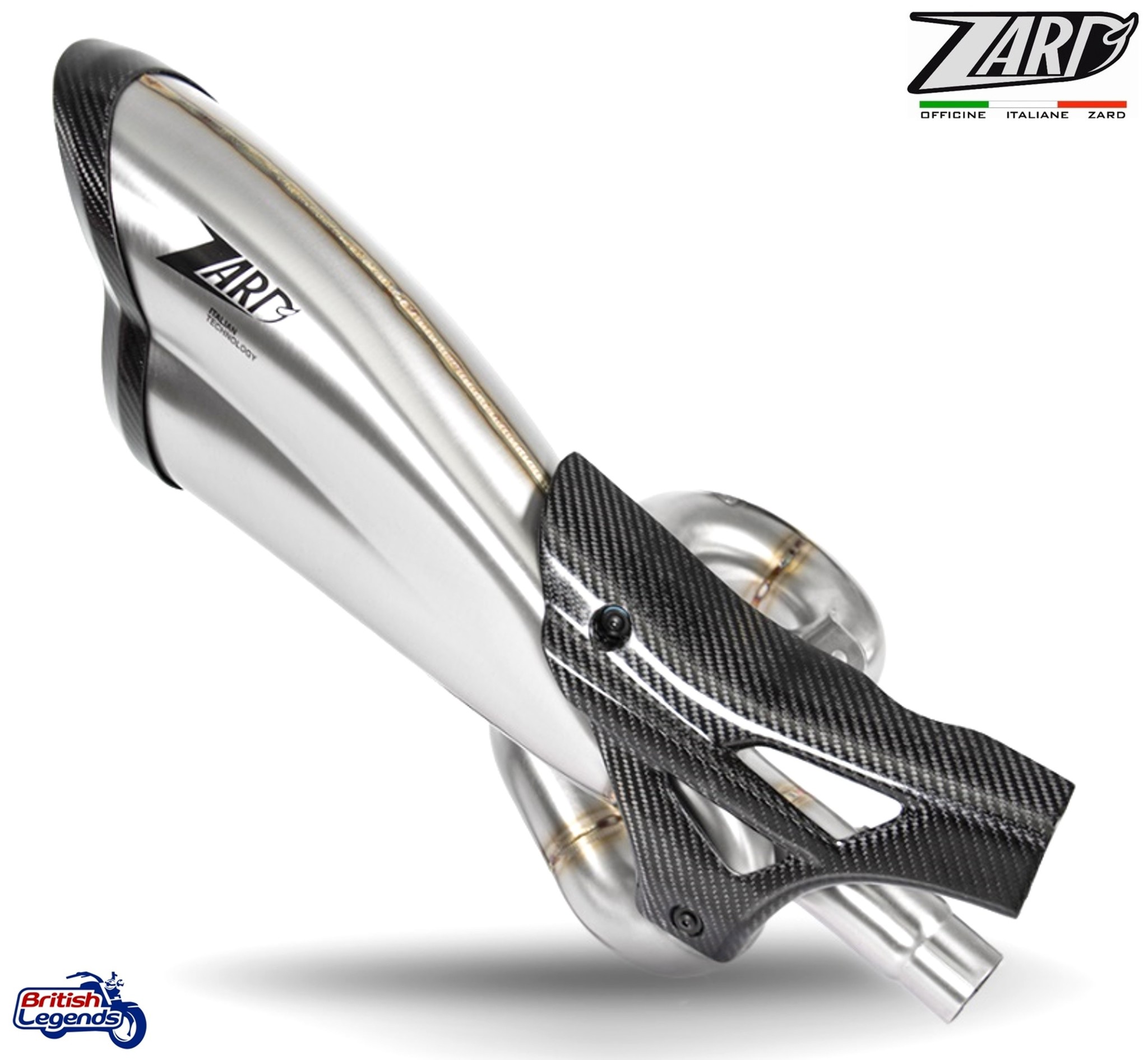 Silenciador Inox Zard para Triumph Rocket 3
