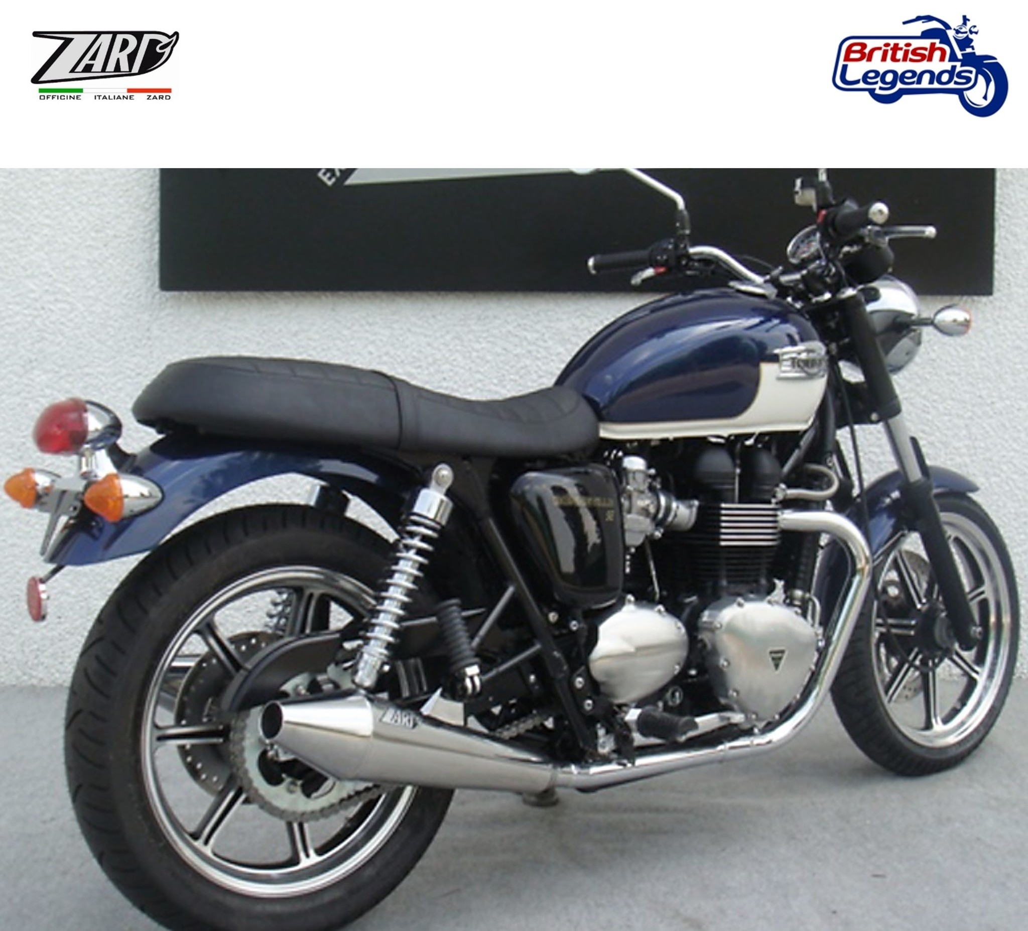 Stainless Steel Silencers for Triumph Bonneville