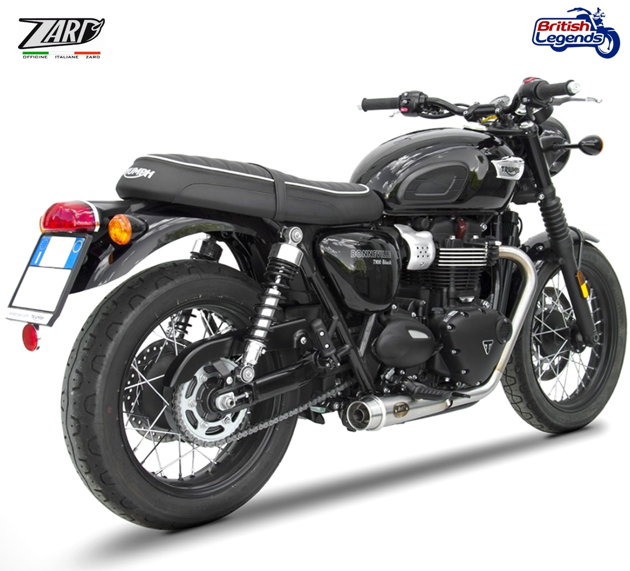 Zard 2-into-2 Exhaust System for Triumph Bonneville