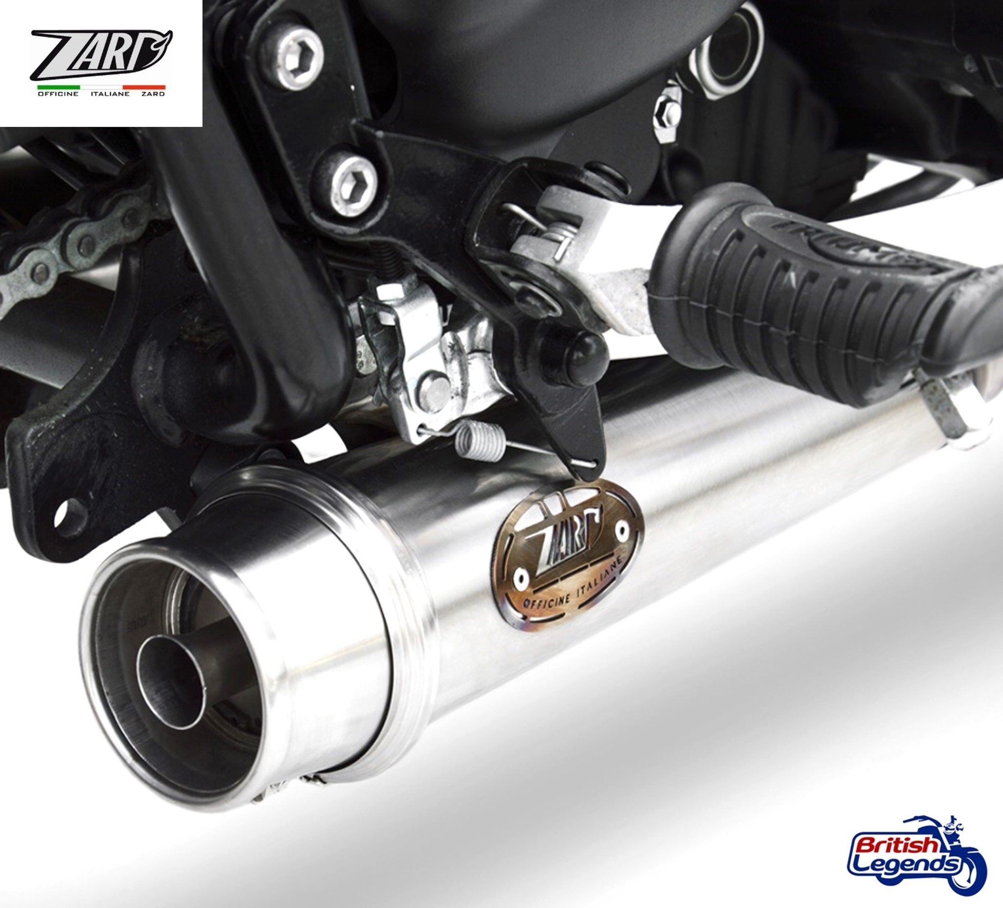 Zard 2-into-2 Exhaust System for Triumph Bonneville