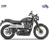 Stainless Silencers for Triumph Street Scrambler