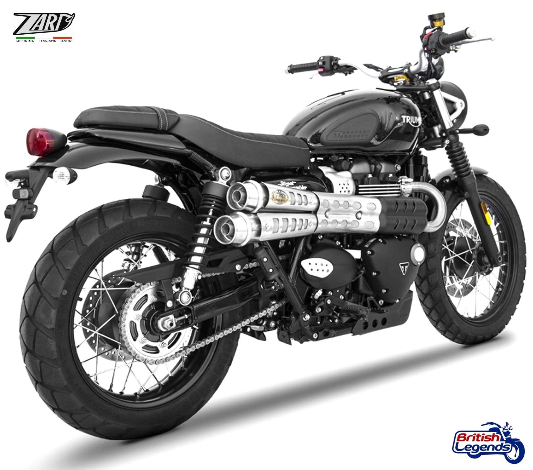 Silenciadores Zard para Triumph Street Scrambler