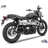 Escape Inox Zard 2en1 para Triumph Street Scrambler