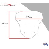 Pare-Brise Court pour Tiger 850 Sport & Tiger 900