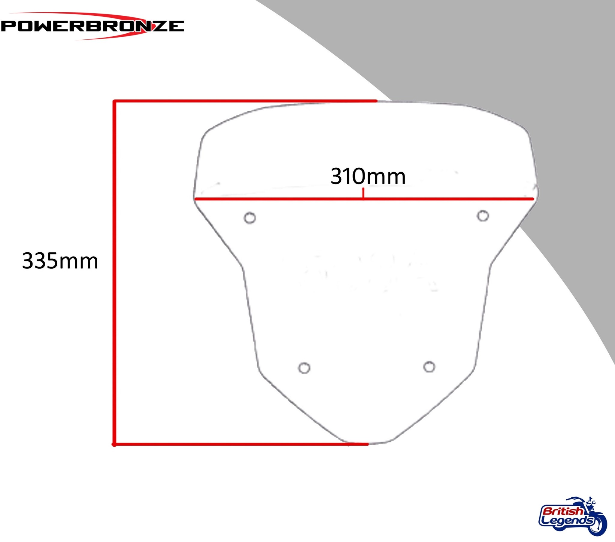Parabrisas corto para Tiger 850 Sport y Tiger 900