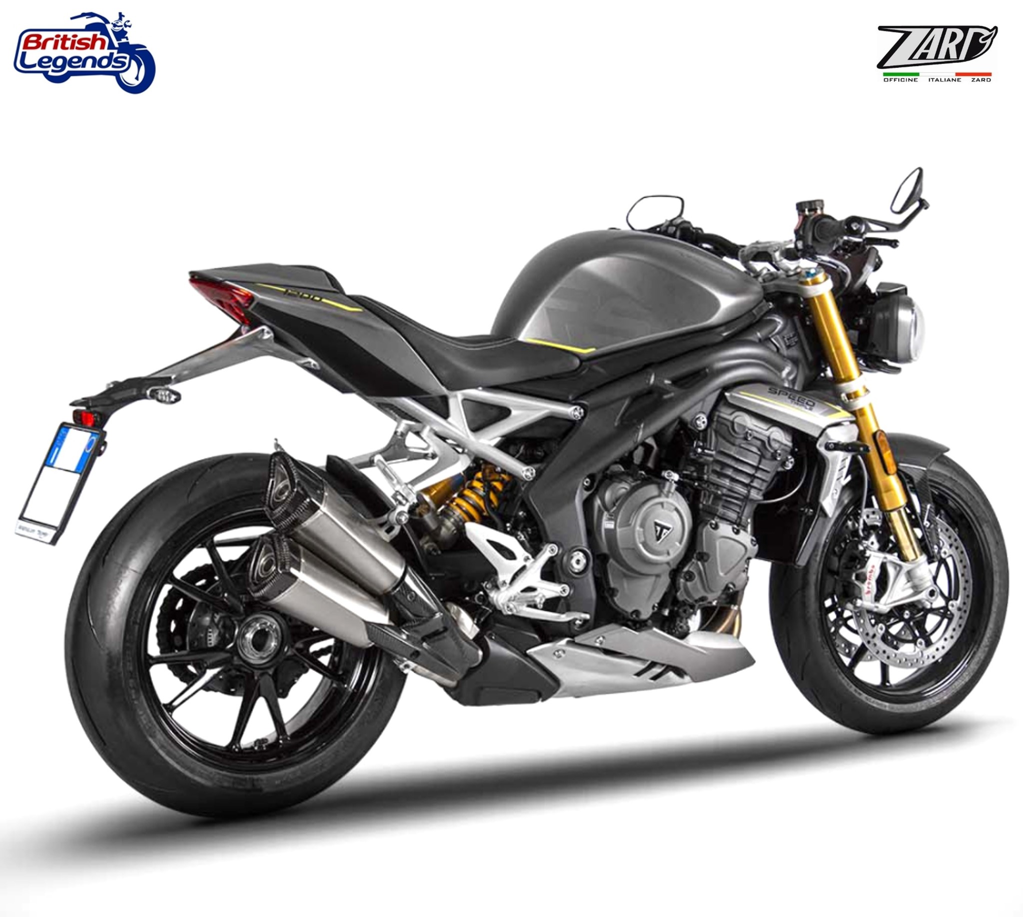 Titanium Silencers for Speed Triple 1200