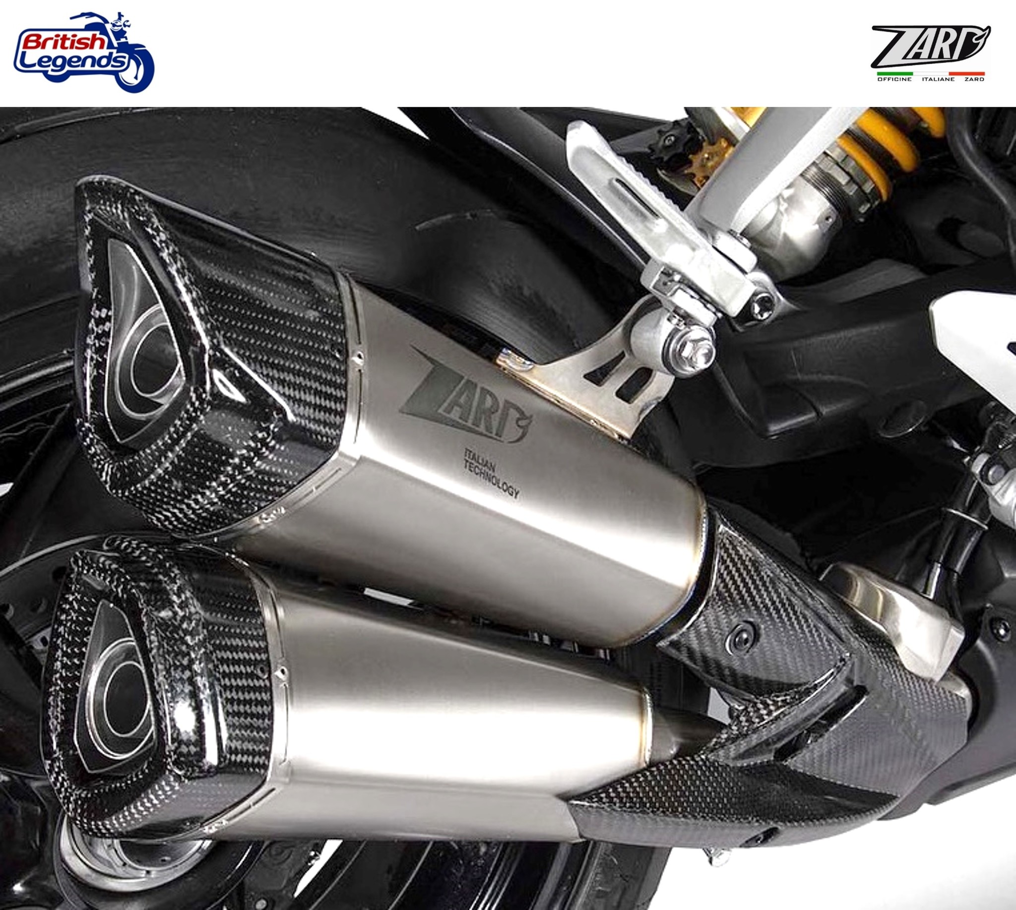 Titanium Silencers for Speed Triple 1200