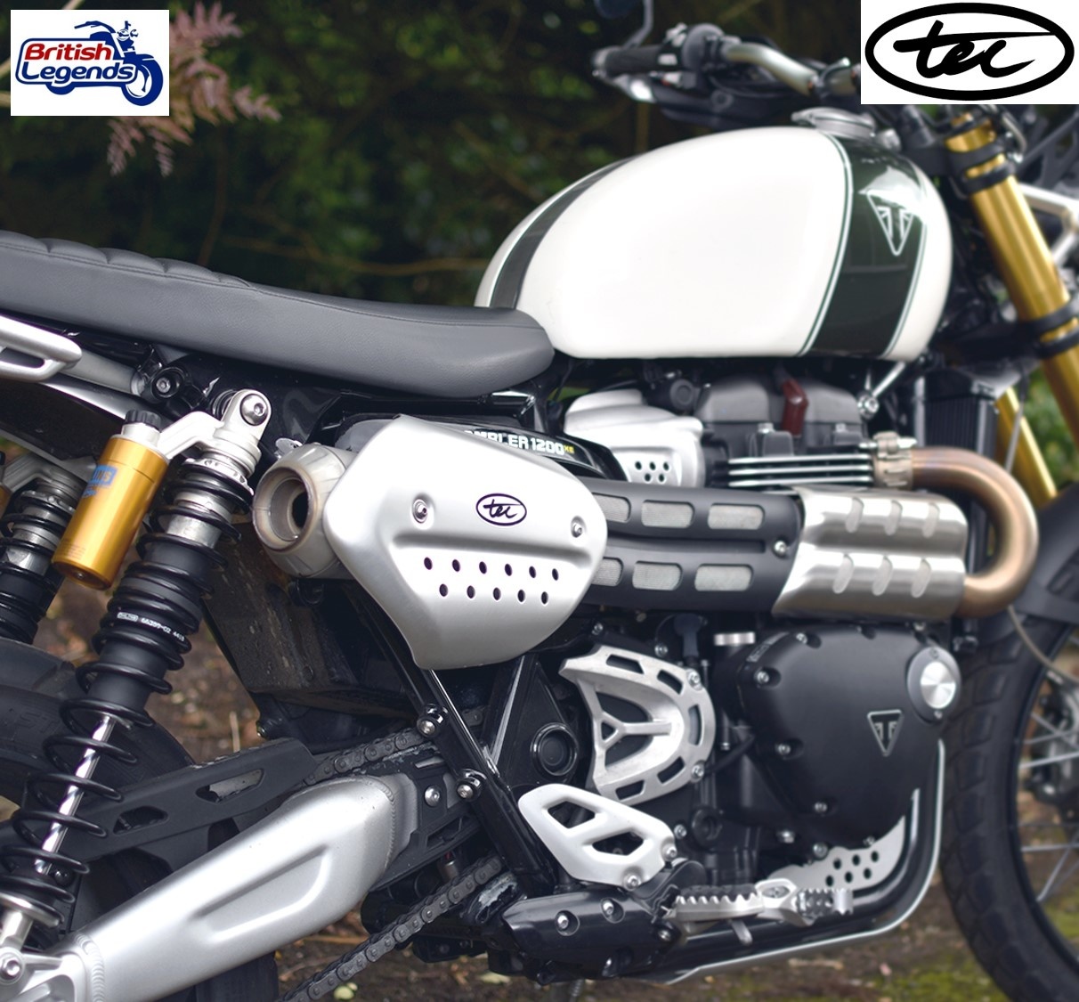 Stainless Steel Silencer for Triumph Scrambler 1200
