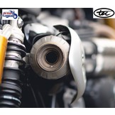 Silenciador corto de inox para Triumph Scrambler 1200