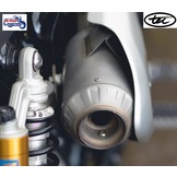 Silenciador corto de inox para Triumph Scrambler 1200