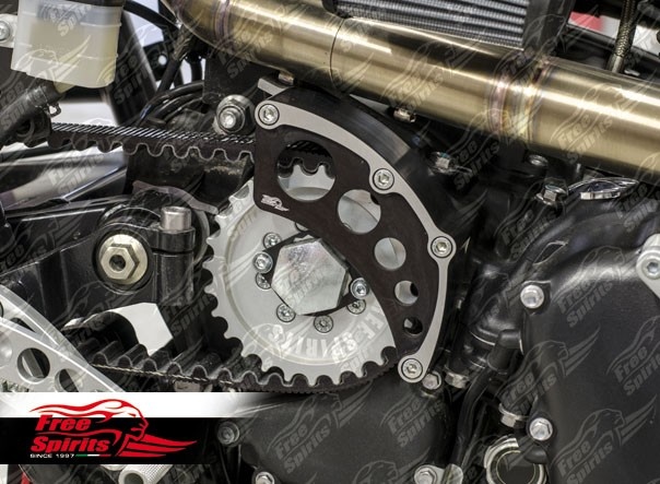 Solid Aluminium Sprocket Cover for Triumph Twins