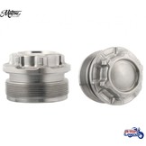 Solid Titanium Fork Top Caps for Triumph Twins