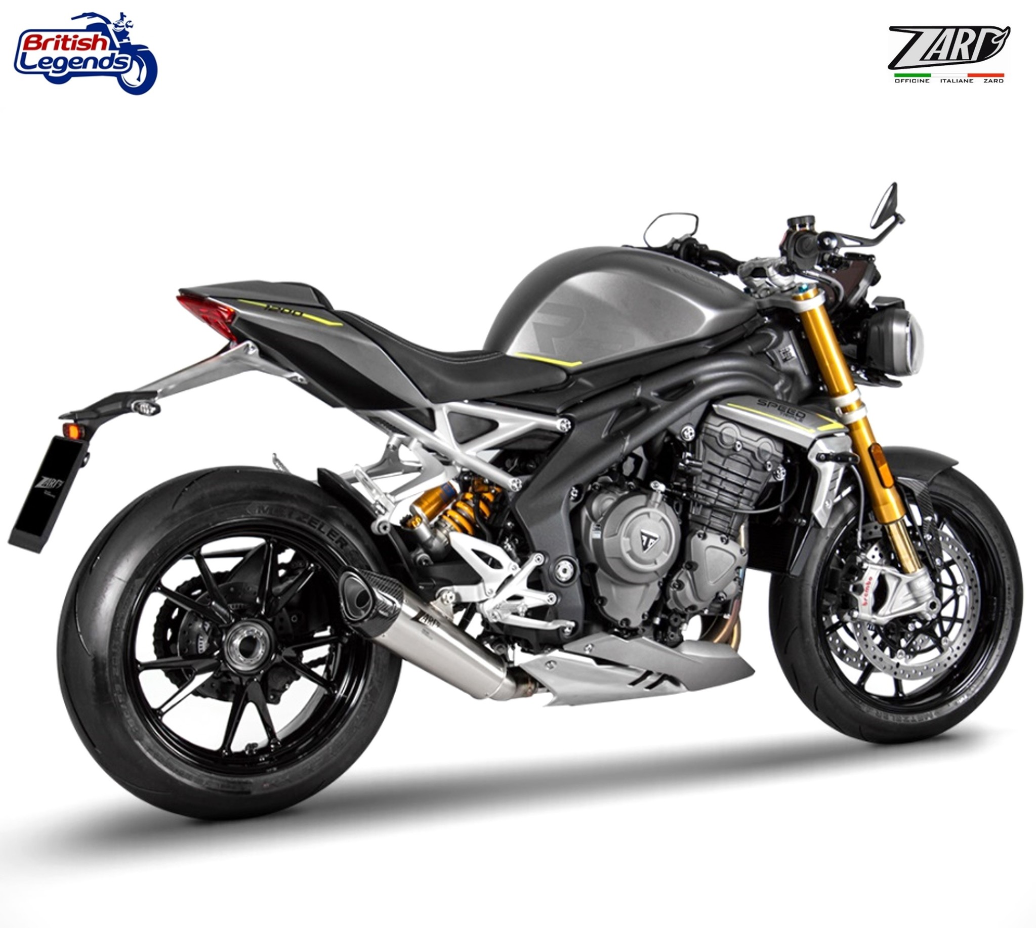 Titanium Silencers for Speed Triple 1200