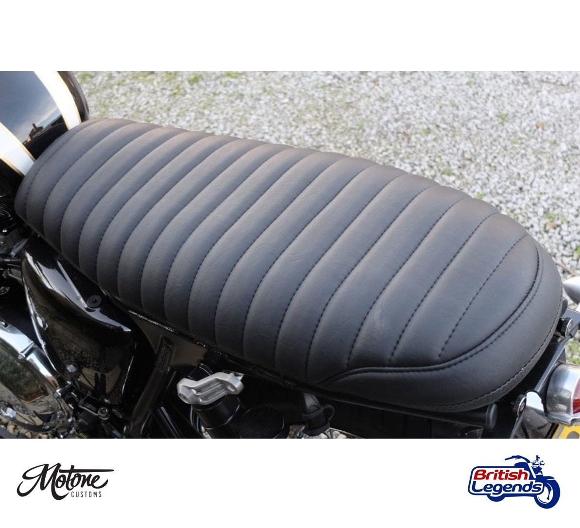 Asiento tándem Motone Skinny para Triumph Twins