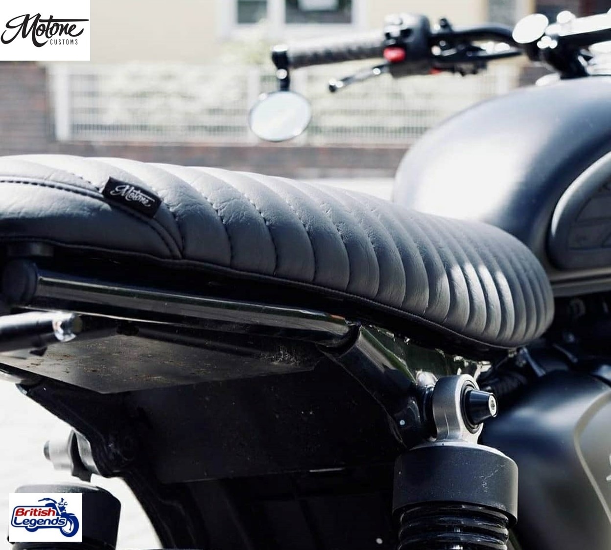 Asiento tándem Motone Skinny para Triumph Twins