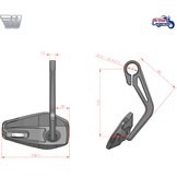 Wunderkind Mirrors for Triumph Motorcycles