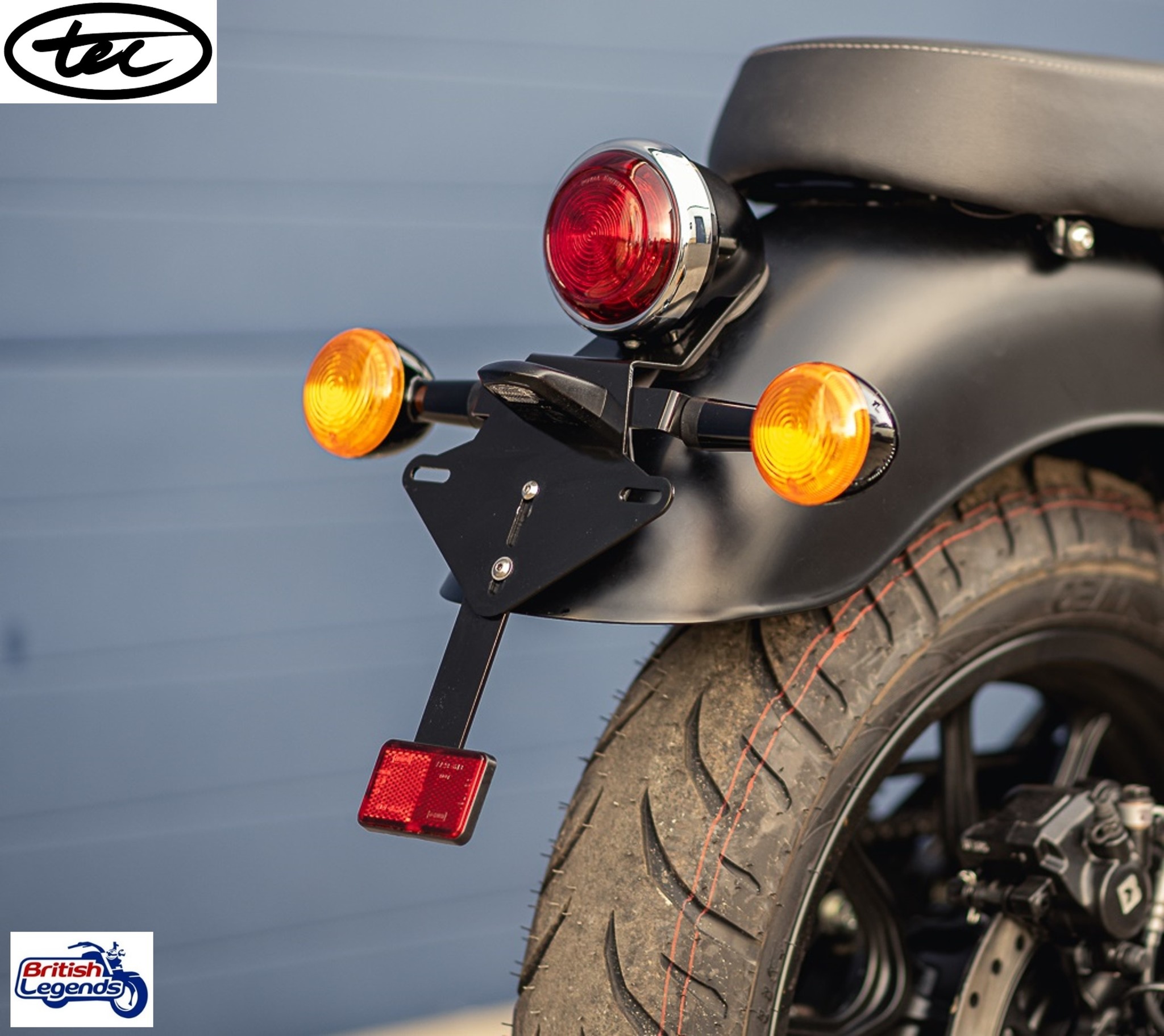 Porte-Plaque Court pour Meteor 350/650