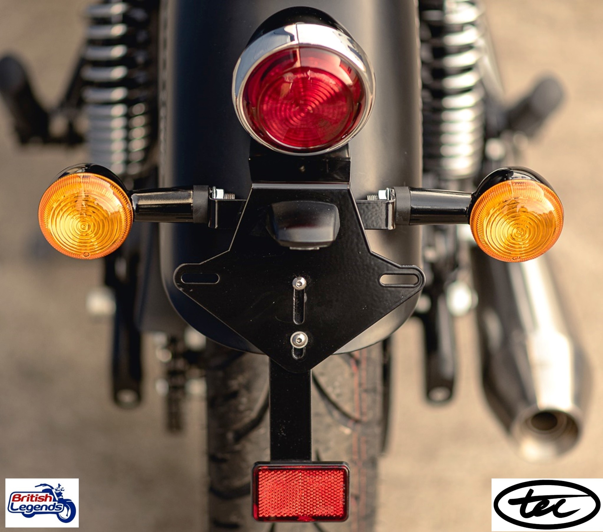 Short License Plate Bracket for Meteor 350