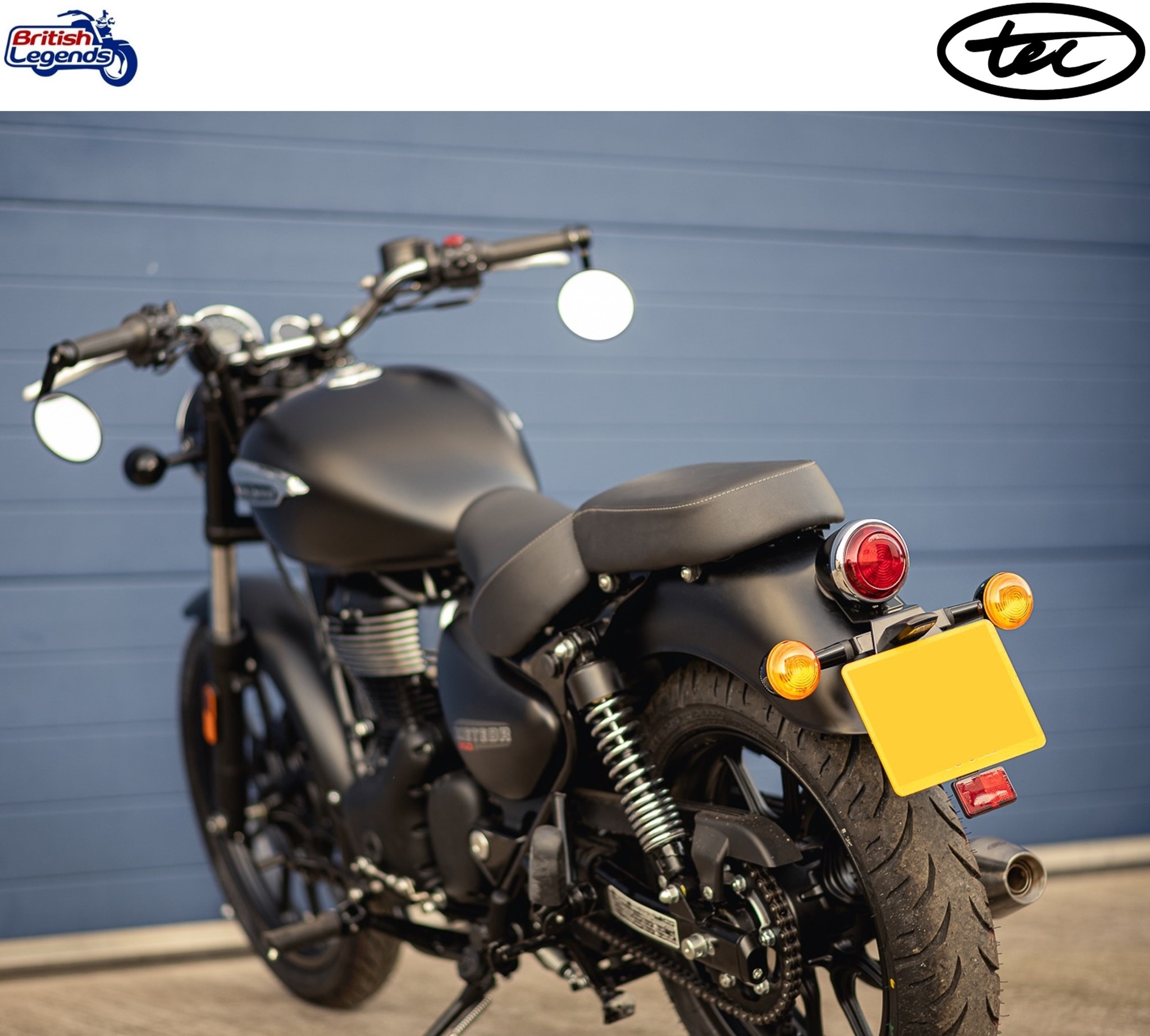 Short License Plate Bracket for Meteor 350