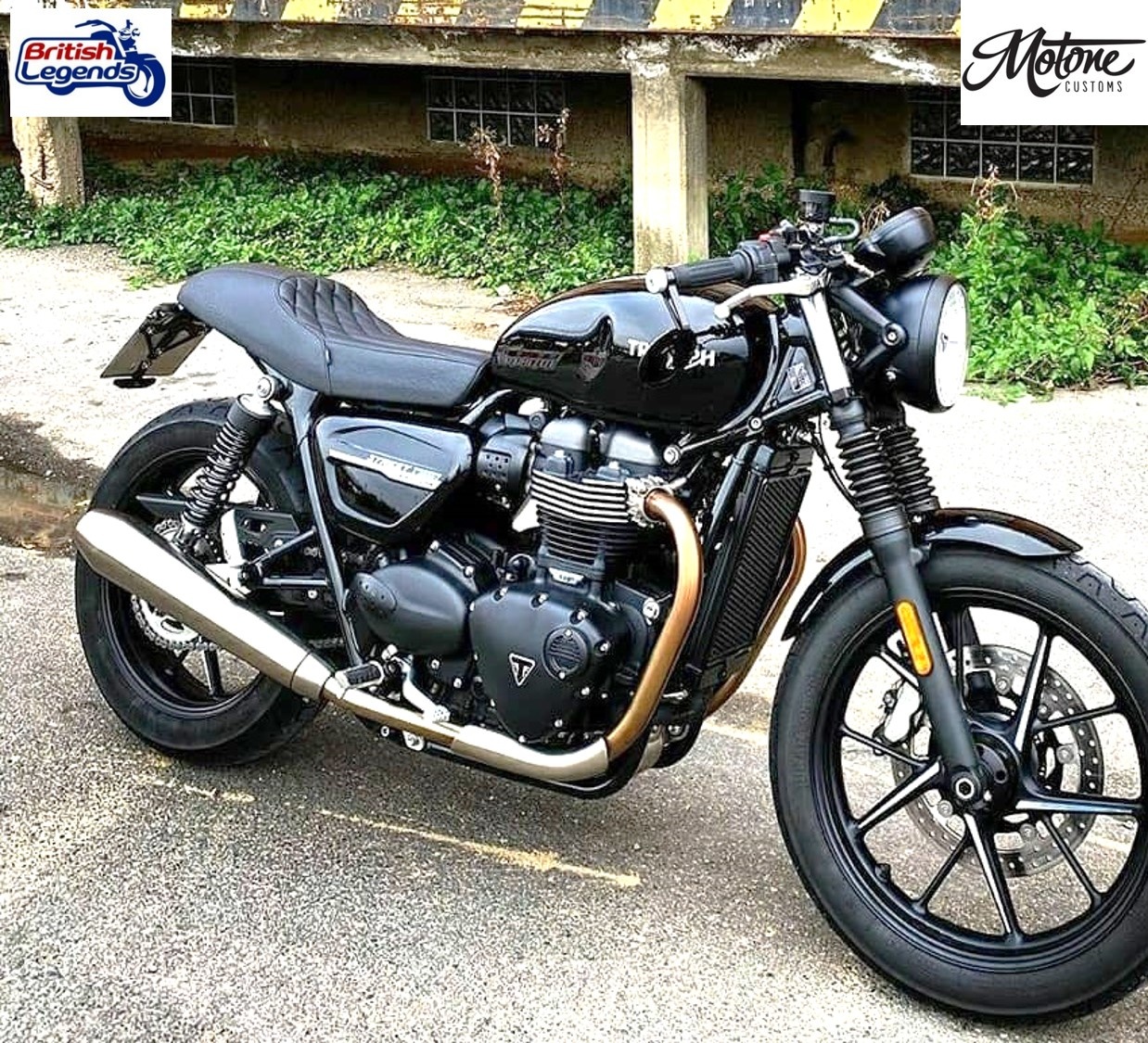 Selle Cafe-Racer Motone pour Triumph Twins