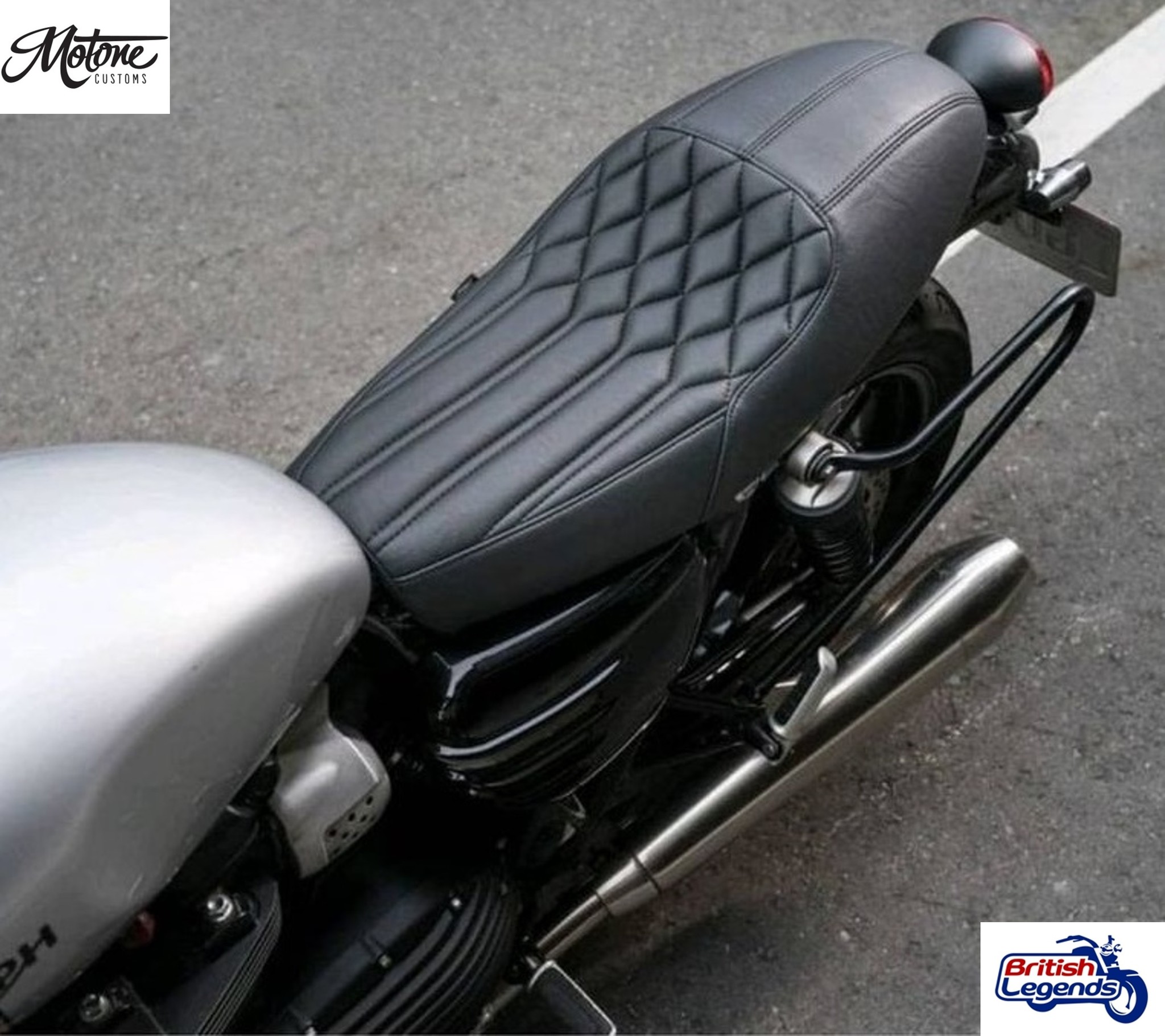 Selle Cafe-Racer Motone pour Triumph Twins