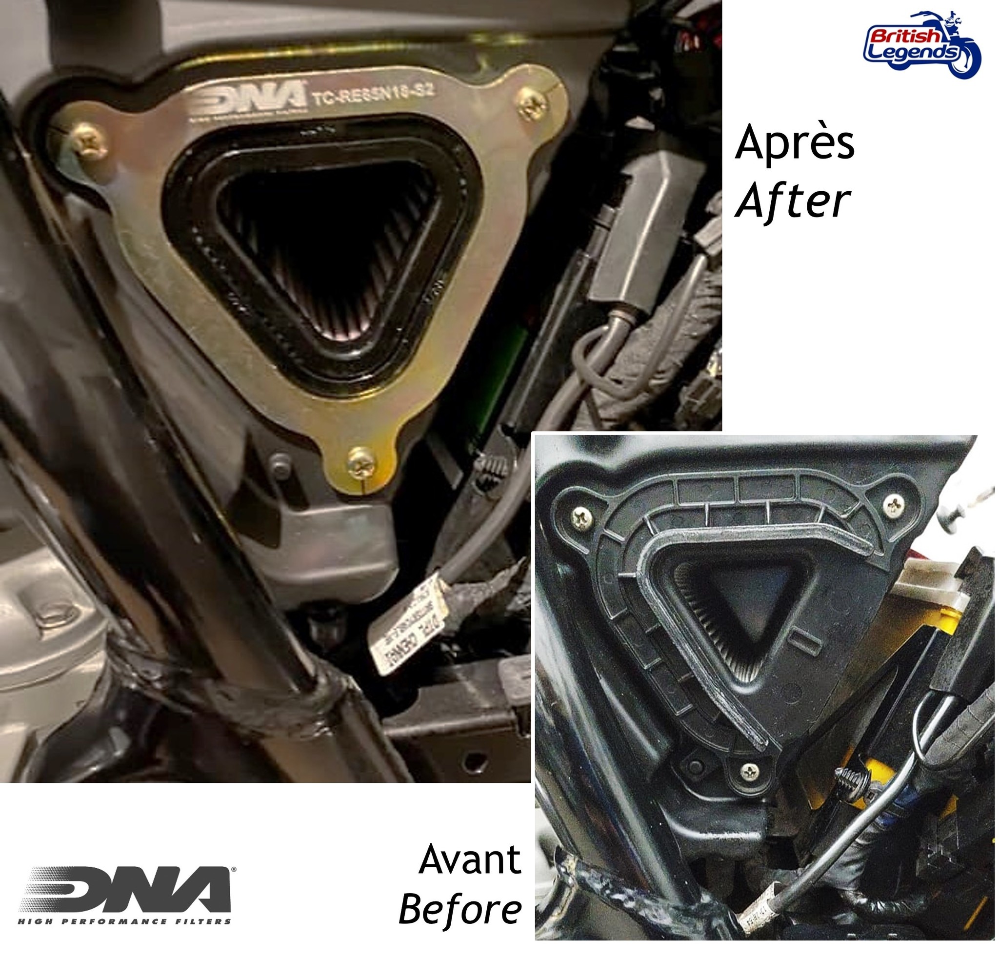 High-Flow Air Filter for Royal-Enfield 650cc